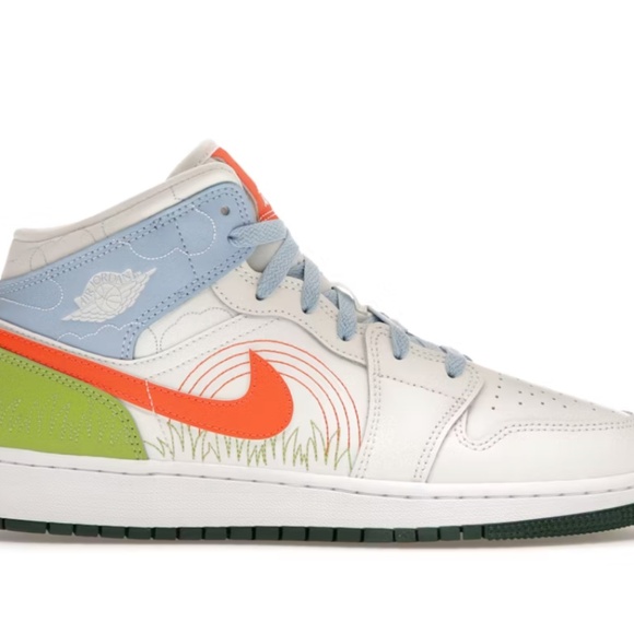 Air Jordan 1 Mid SE GS - Picture 1 of 14